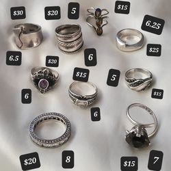 Vintage 925 Rings