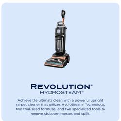 bissell revolution hydrosteam pet vacuum