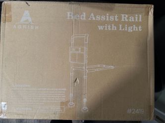 Bed assist rail with light- Agrish