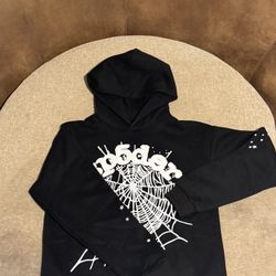 This Is Black And White Spider Hoodie Size Medium Brand New Selling For 120$ Manly Looking to Do Meetup I Choose The Spot 