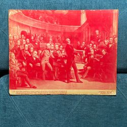 Vintage History Picture 1850 Senate Debate 