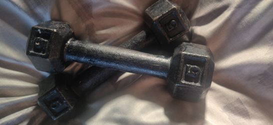 Pair of 5lbs barbells