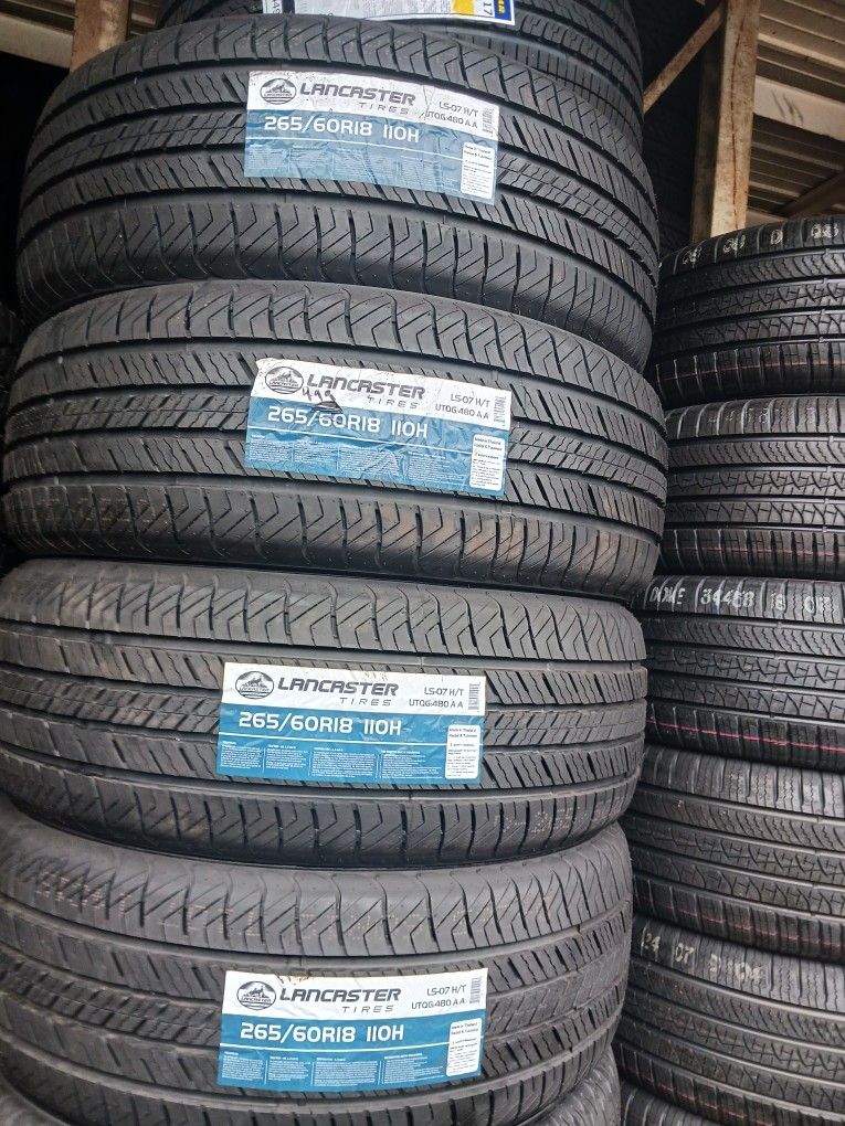 New lancastar 265/60R18 set of 4 tires