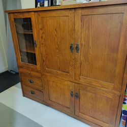 Mission Style TV Cabinet