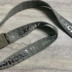 Armani Exchange Metallic Silver Letters With A Scratch free Buckle $15. Size Medium