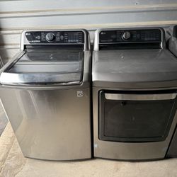 LG Washer And Electric Dryer HE 5.0&7.4 CUFT