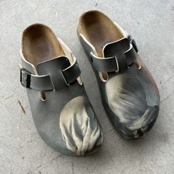 Rare Vintage Opening Ceremony “The Lovers” Birkenstock Boston Clogs Size 37EU; 6/6.5 Womens