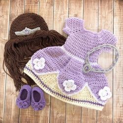 Baby Halloween Costume Crochet Baby Sofia The First Costume Set Disney Baby Disney Princess