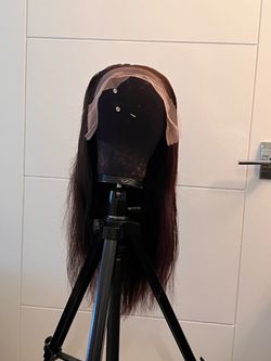 20” 13x6 Frontal Straight Brown Human Hair wig