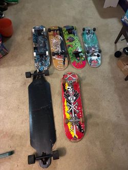 Skateboards different prices