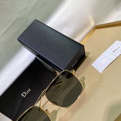 New Christian Dior STELLAIRE 1  Gold /green SUNGLASSES
