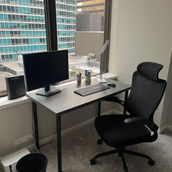 Office Desk Set with Printer