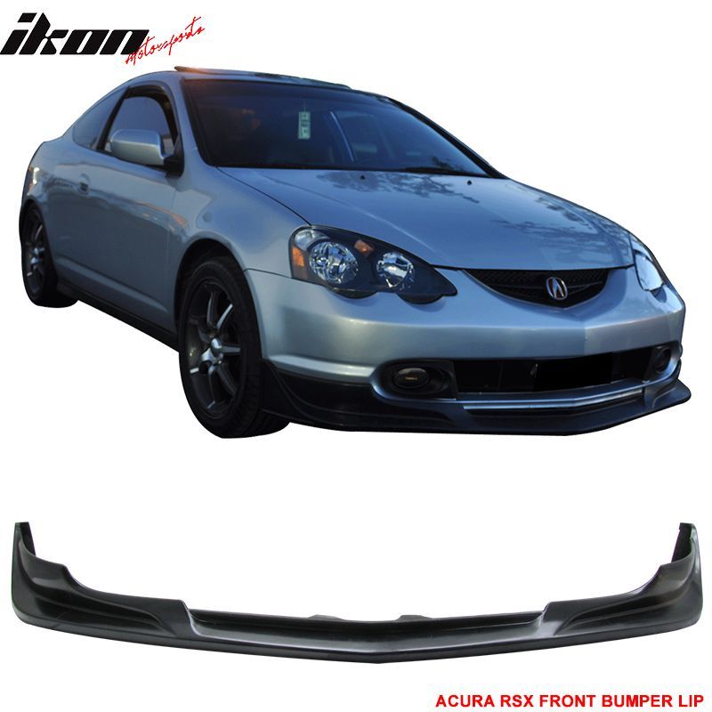 Fits 2002-2004 Acura RSX C-West Style PU Front Bumper Lip Spoiler Splitter Bodykit Unpainted