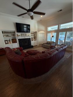 MOST COMFORTABLE LEATHER SECTIONAL
