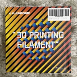 Flashforge 3D Printer Filament.
