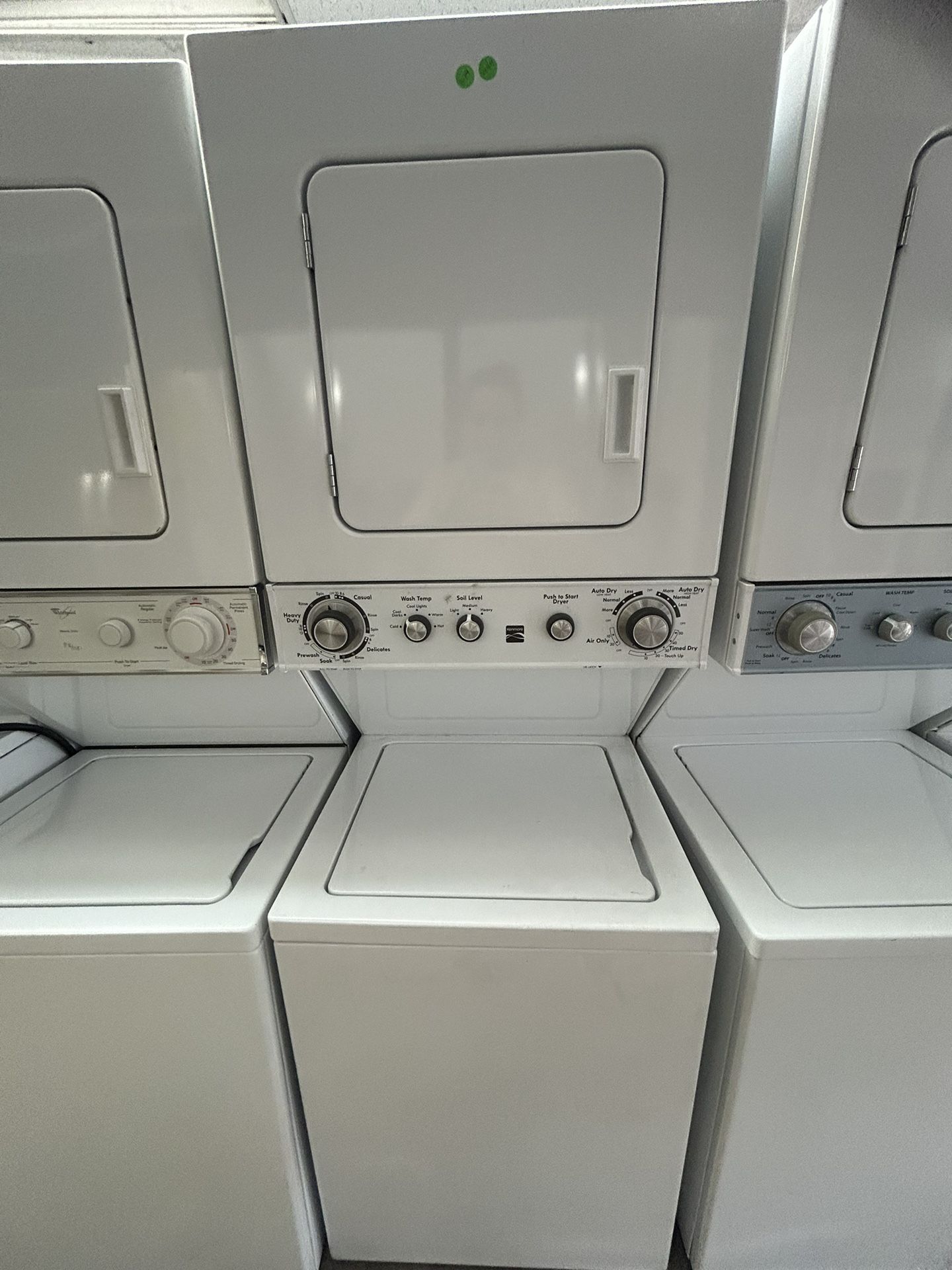 KENMORE 24” WASHER/DRYER STACKABLE FOR SALE