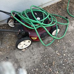 Lawn Mower And Hose 