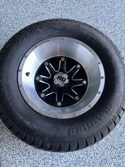 Golfcart Tire And Wheel