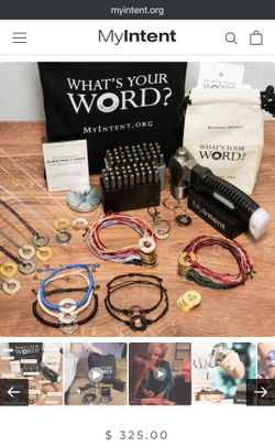 MyIntent Personalized Jewelry Making Metal Stamping Kit