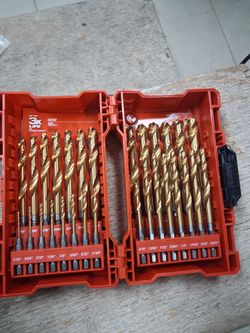 Milwaukee® 3.5mm SHOCKWAVE Impact Duty™ RED HELIX™ Titanium Drill Bit (29 pieces ) New condition