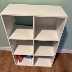 shelf and beside table 