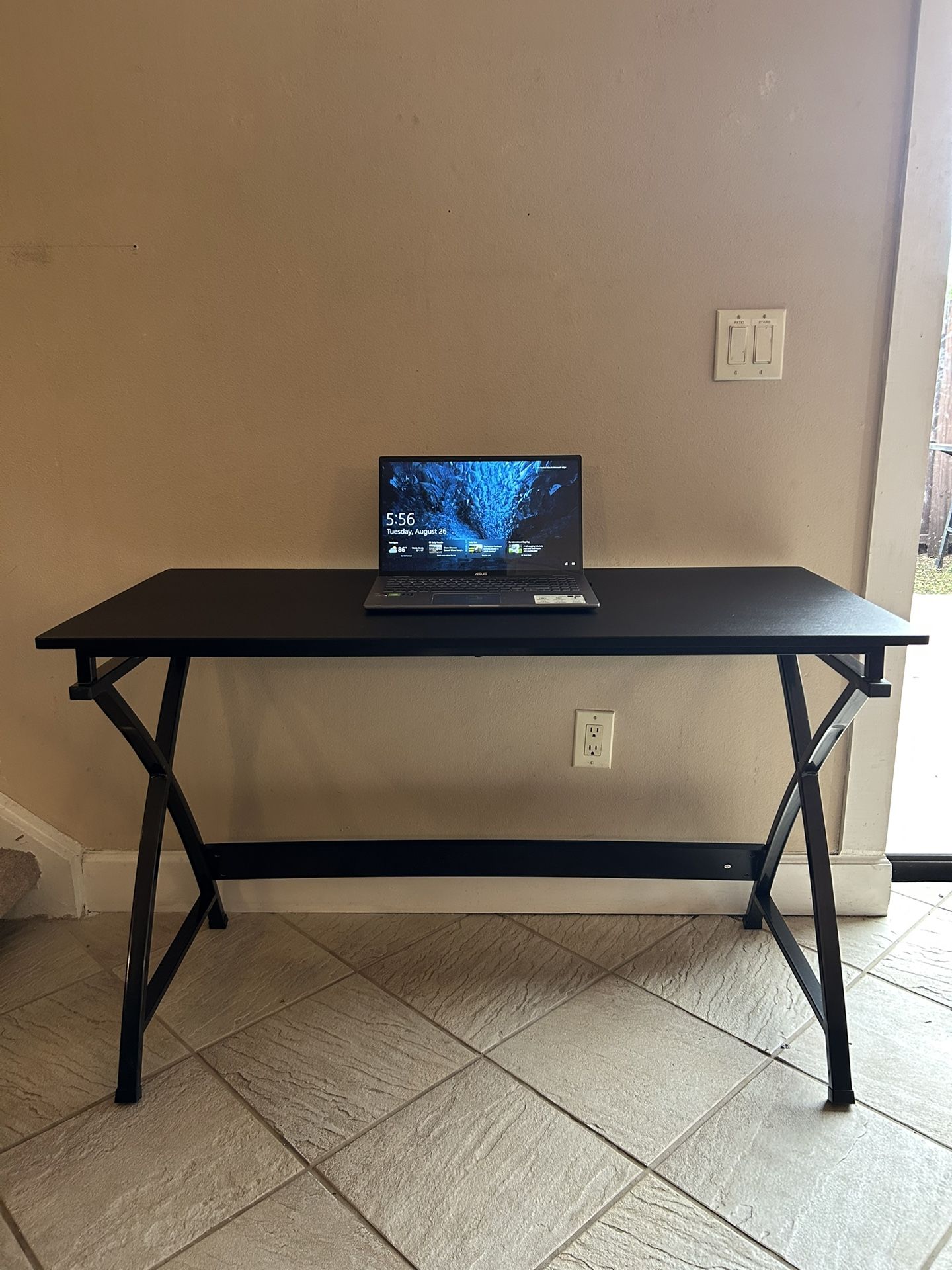 Modern Black Desk