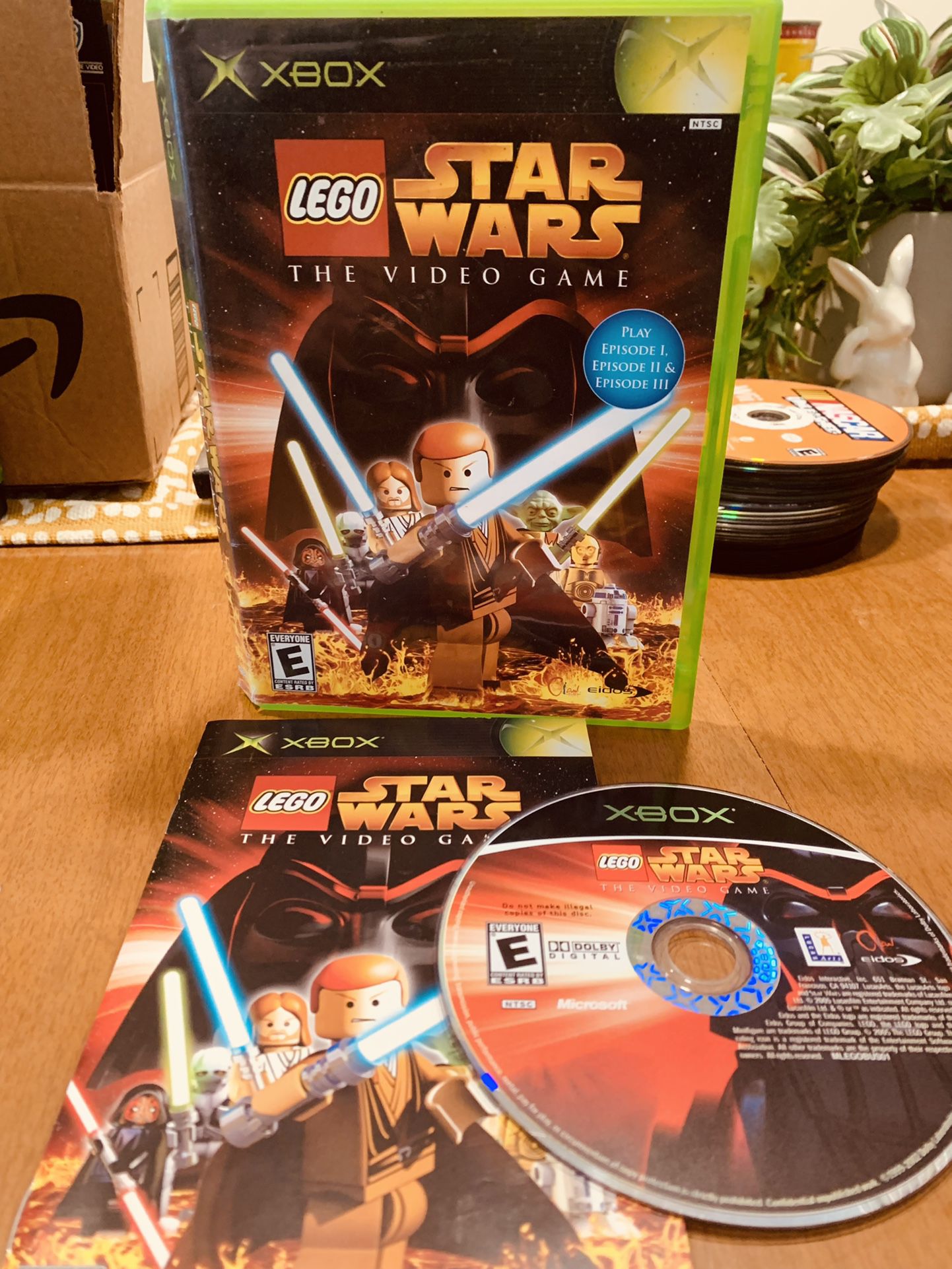 Lego Star Wars The Video Game, Xbox 2005. CIB!! 