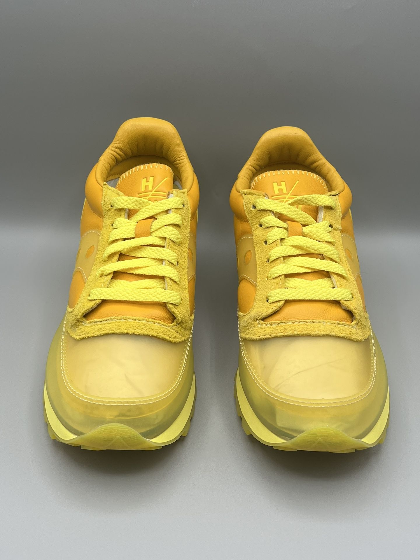 Saucony Hommewrk Sneakers Mens 7.5 Yellow Leather Running Shoes S70605-2‎ Saucony Jazz x Trinidad James x Hommewrk Yellow Shoes Men main image 4