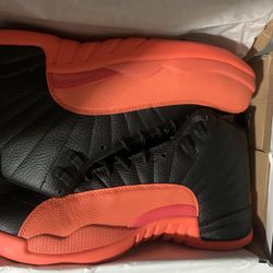 JORDAN 12 Retro WNBA Brilliant Orange Size 11 NEW