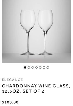 Luxury wine glasses.
