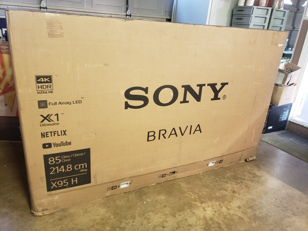 Tv Sony 85", 4k PRO-Reality, HDR, 2020 Model, Android, Excellent
