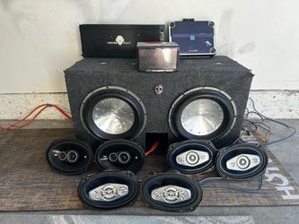 Rockford Fase gate T1 subs and amps
