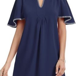 *NEW*A Line Mini Dress-LARGE