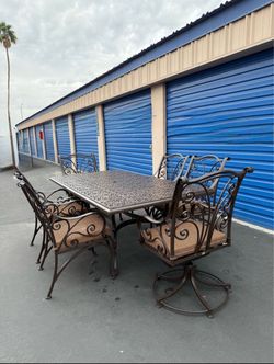OW Lee Patio Dining Set/7 Piece outdoor Dining Set/ Patio Table And Chairs
