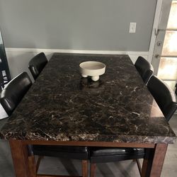 Brown & Black Table