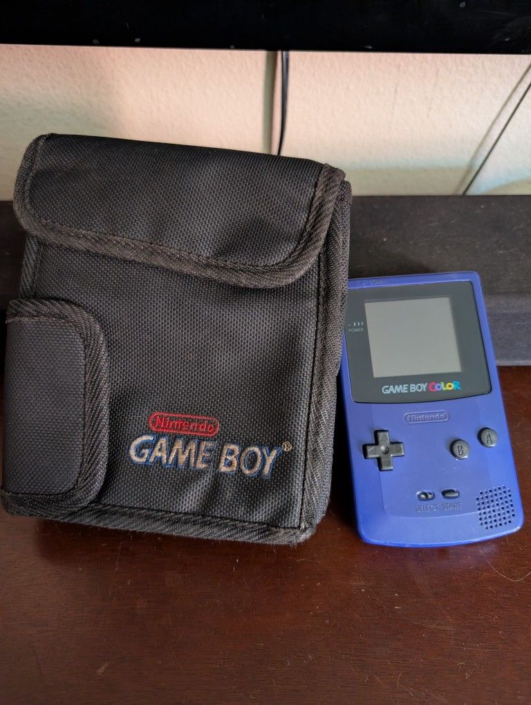 Gameboy Color With Pouch