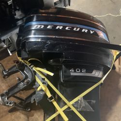 Must See To appreciate. Looks Brand New. - rebuilt mercury 402 thunderbolt 40 hp outboard engine