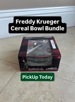 NEW Freddy Krueger Cereal Bowl Breakfast Bundle (1 Available)