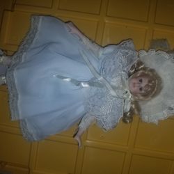 Vintage Porcelain Doll 
