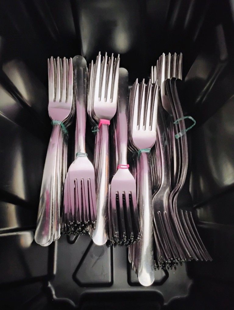 Stainless Steel Spoons And Forks