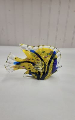 Blown Glass Colored Fish- Located in Shelton
