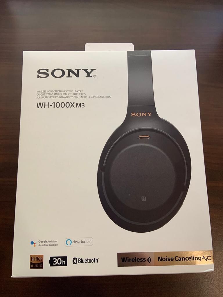 Sony WH-1000XM3 Wireless Noise-Canceling Over-Ear Headphones (Black)