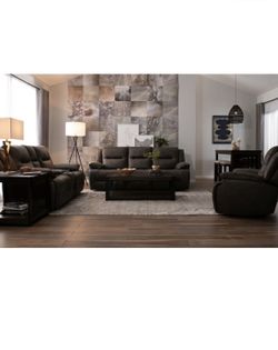 Eastwood power reclining sofa set - Basically new