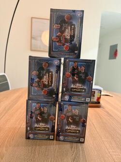2025-26 TOPPS CHROME UPDATE Basketball VALUE BLASTER NBA 5 BOX LOT