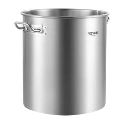921# Stainless Steel Stockpot, 42 Quart Large Cooking Pots, Cookware Sauce Pot with Basket, Lid, and Handle, Heavy Duty Commercial Grade Stock Pot, Sa