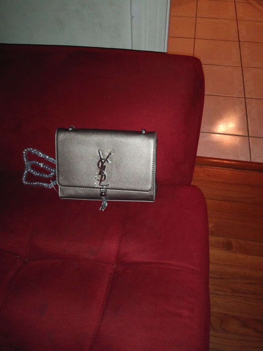 Pewter metalloc purse