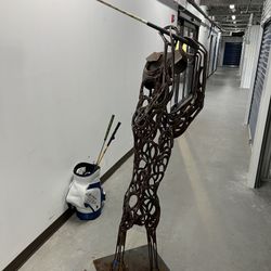 6 Ft Golf Dog Yard Art From VB Art Show