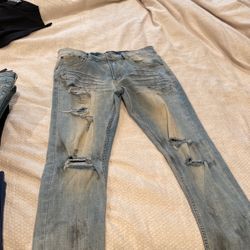 Serenade Biker Distressed Jean 34