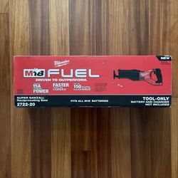 Milwaukee 2722-20 M18 FUEL SUPER SAWZALL Reciprocating Saw Construction