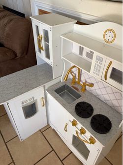 Two piece kids play kitchen